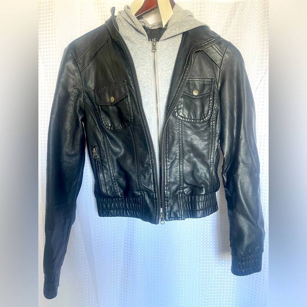 Nollie Black Faux Leather Jacket